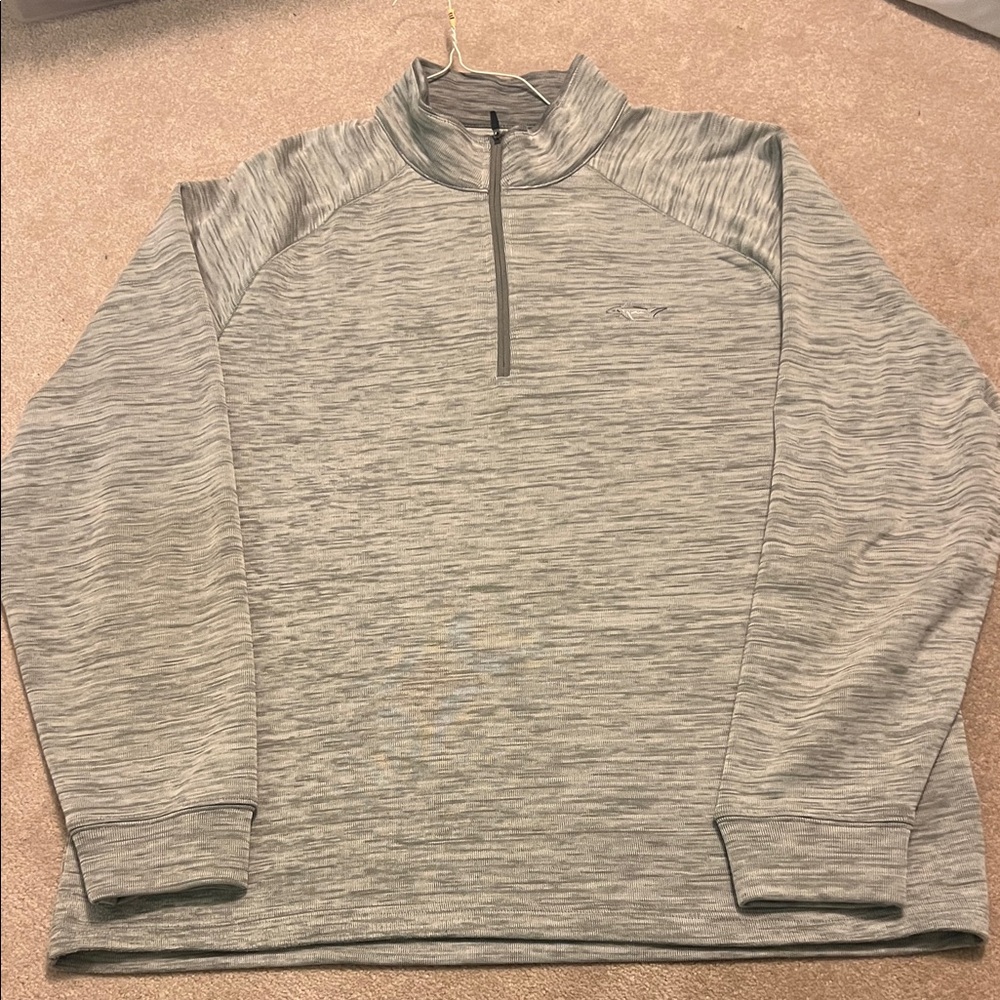 Greg Norman Collection Heather Gray Pullover